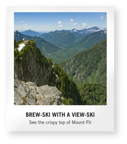 Brew-ski with a view-ski